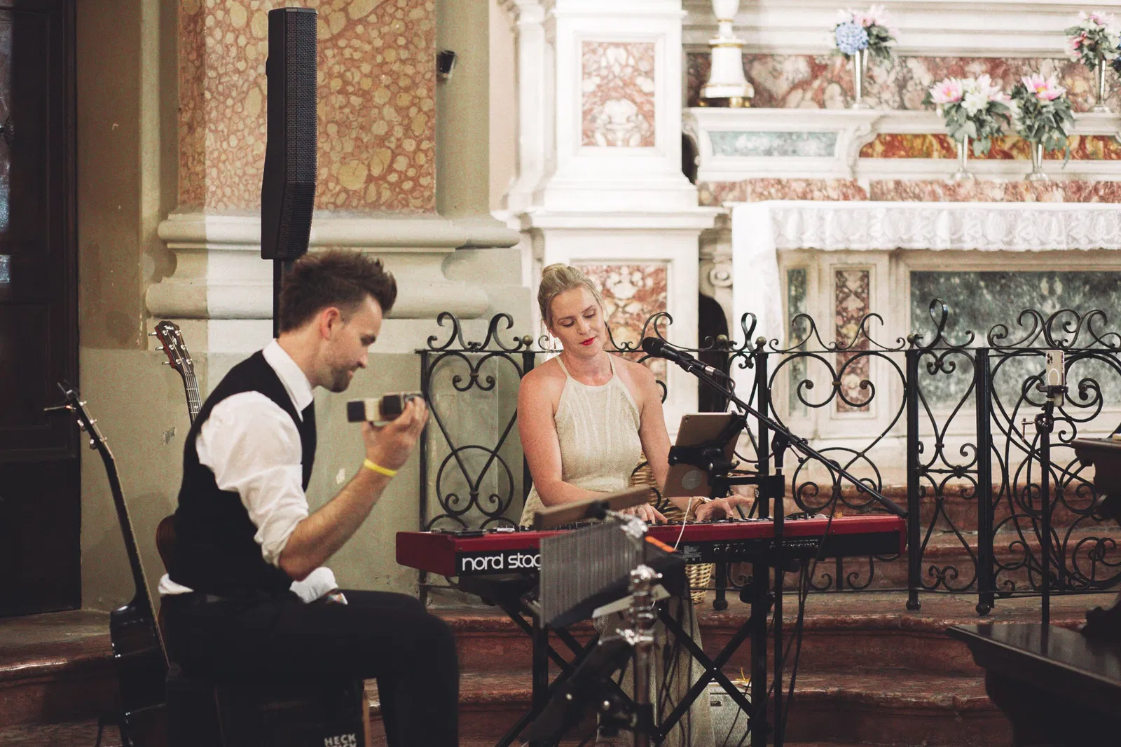 SISKA (Vocals, Keyboards), Yannick (Percussion) - Franziska Langer, The Little Button's